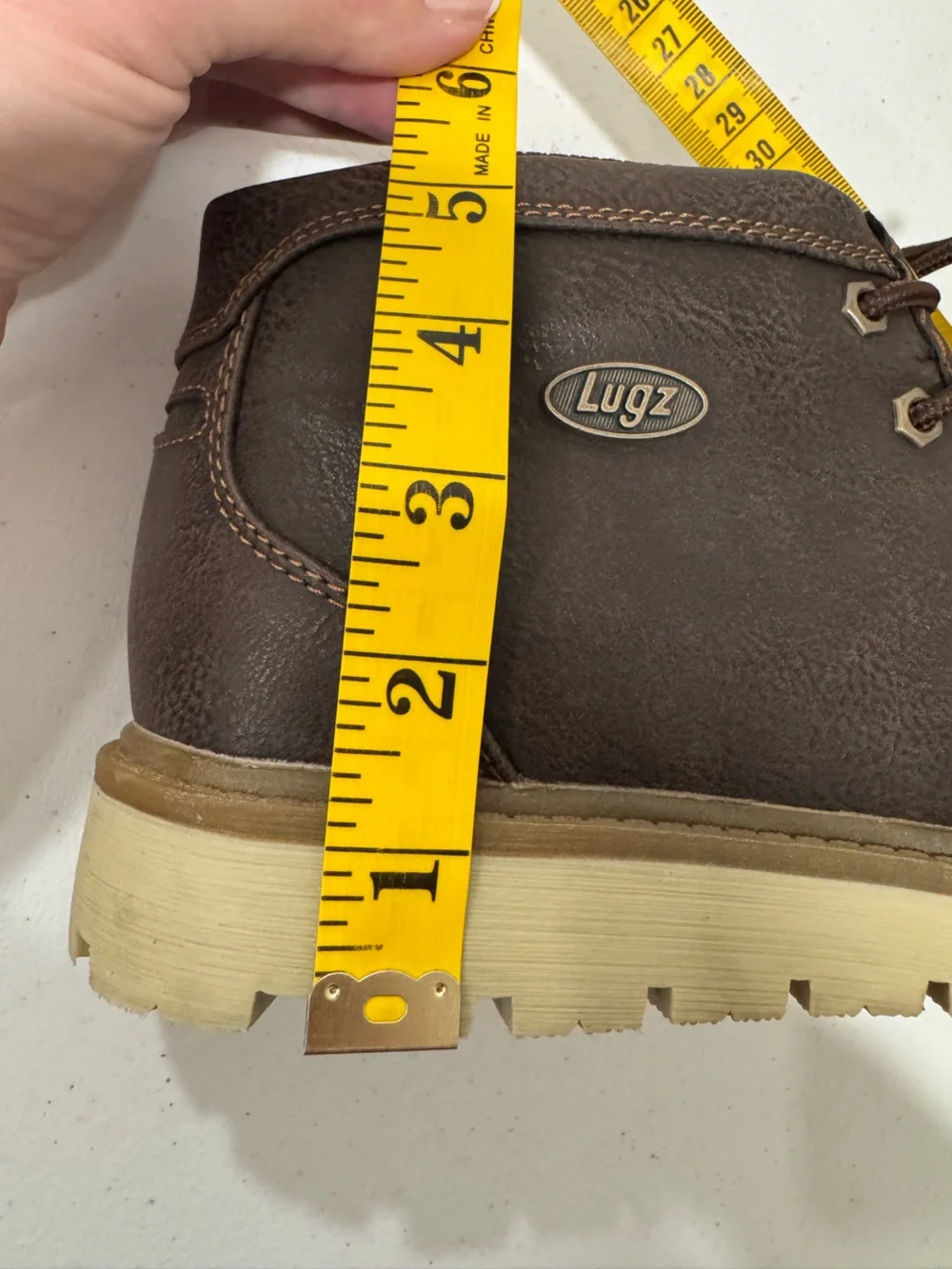 Lugz Elm Chukka Boot Dark Brown Men's 9.5 MELMGV-2089 Casual Moc Toe